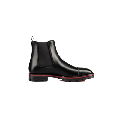 CHRISTIAN LOUBOUTIN CHELSEA BOOTS MEN BLACK 3161148BK01